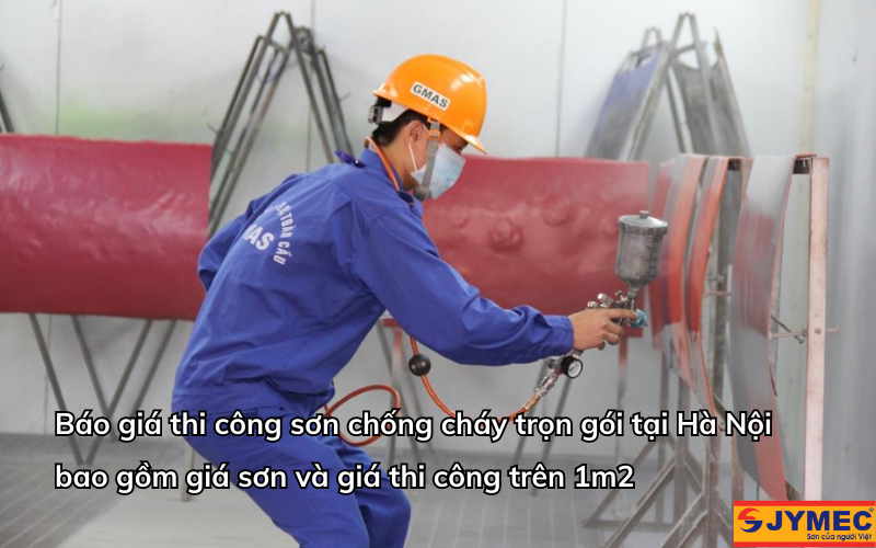 Chi phí thi công sơn chống cháy trọn gói hiện nay