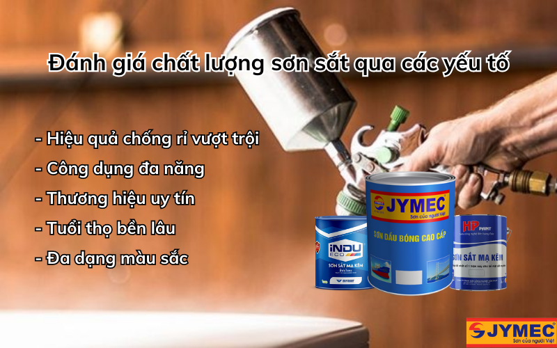 Đánh giá sơn sắt các hãng