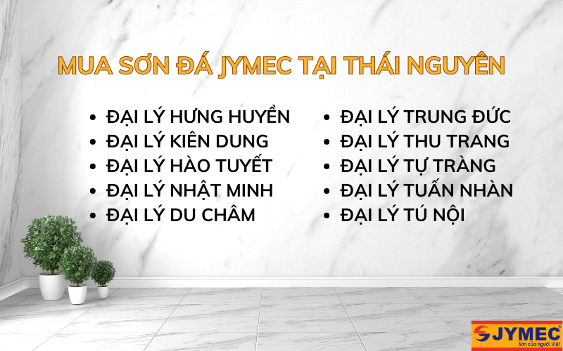 Mua sơn giả đá JYMEC tại Thái Ngyên