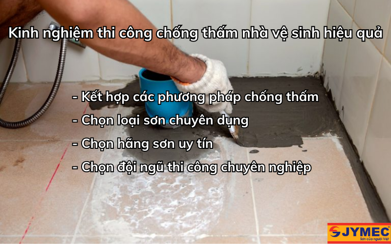 Kinh nghiệm chống thấm WC