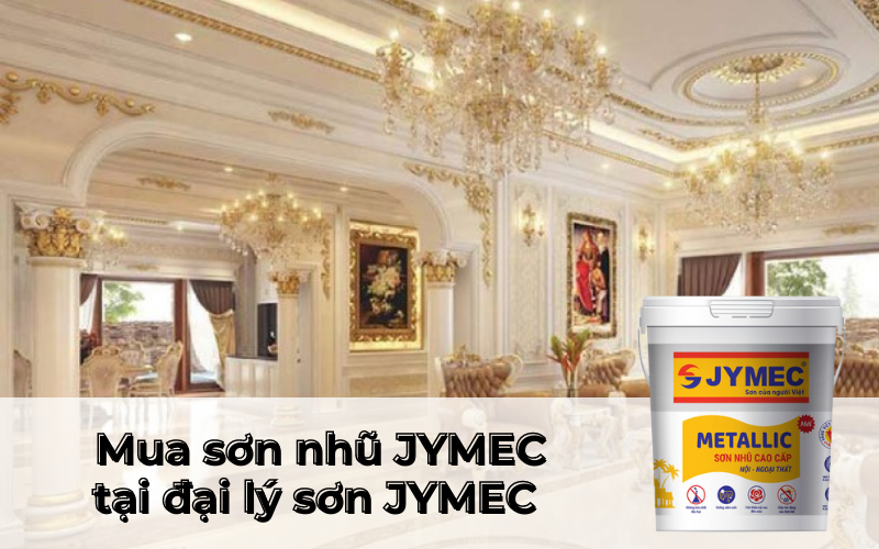 Mua sơn nhũ JYMEC tại các đại lý sơn JYMEC