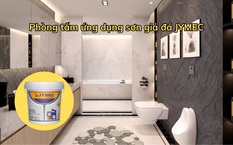 Ứng dụng sơn đá JYMEC cho phòng tắm