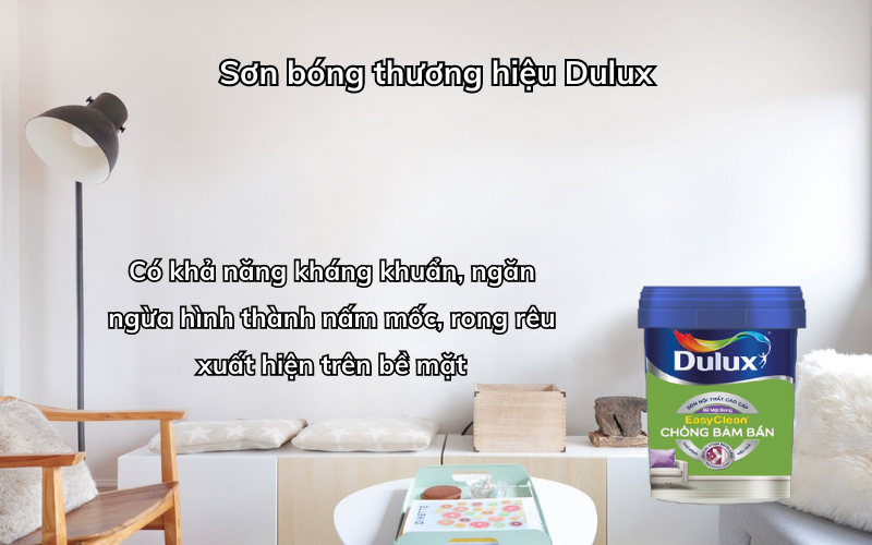 Sơn nội thất Dulux chống bám bẩn