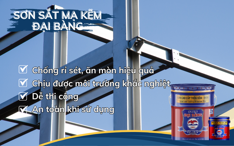 Sơn sắt mạ kẽm đại bàng