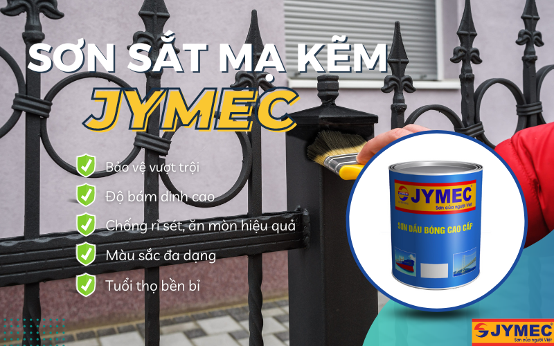 Sơn sắt mạ kẽm JYMEC