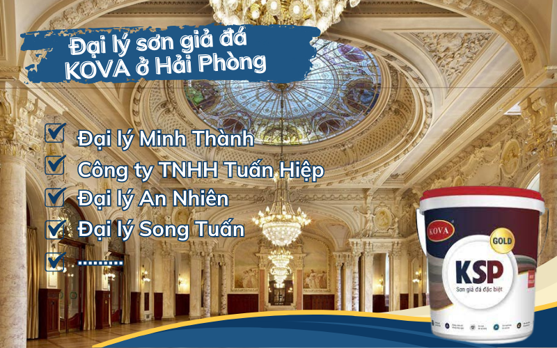 Địa chỉ mua sơn giả đá Kova uy tín tại Hải Phòng