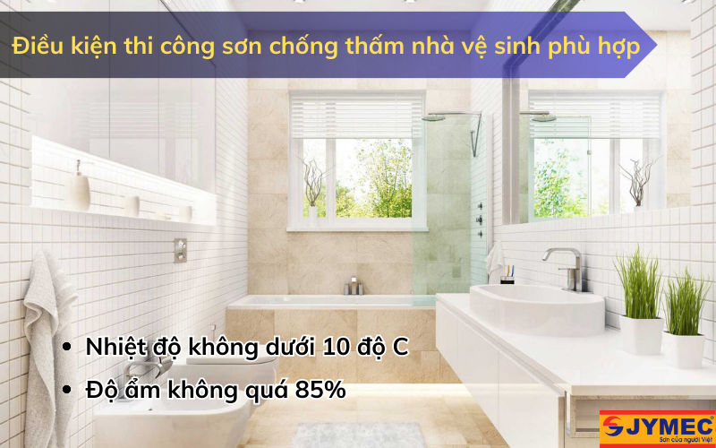 Điều kiện thi công sơn thích hợp