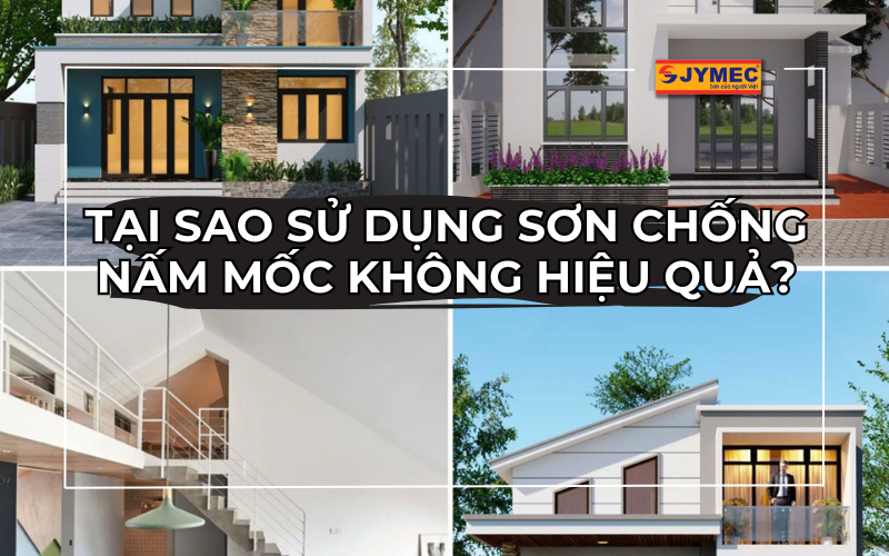 Tại sao sử dụng sơn chống nấm mốc không hiệu quả?