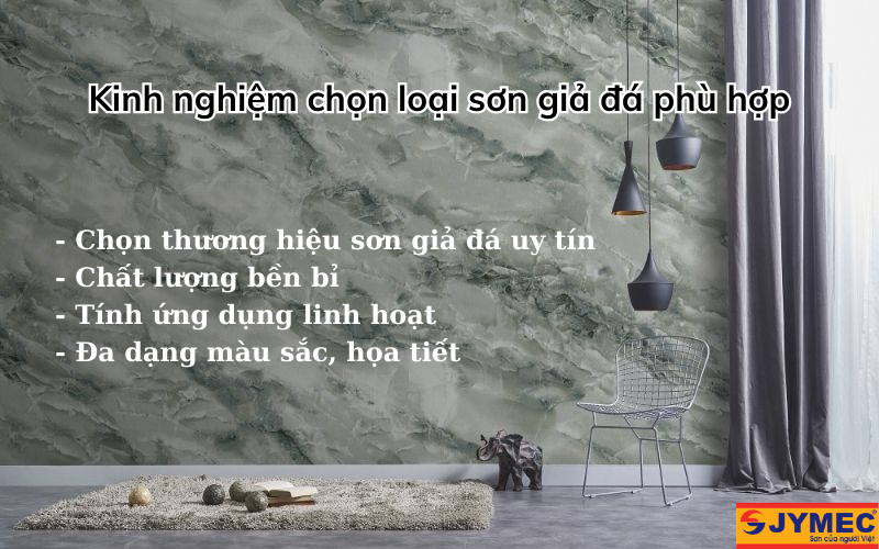 Cách chọn loại sơn giả đá phù hợp