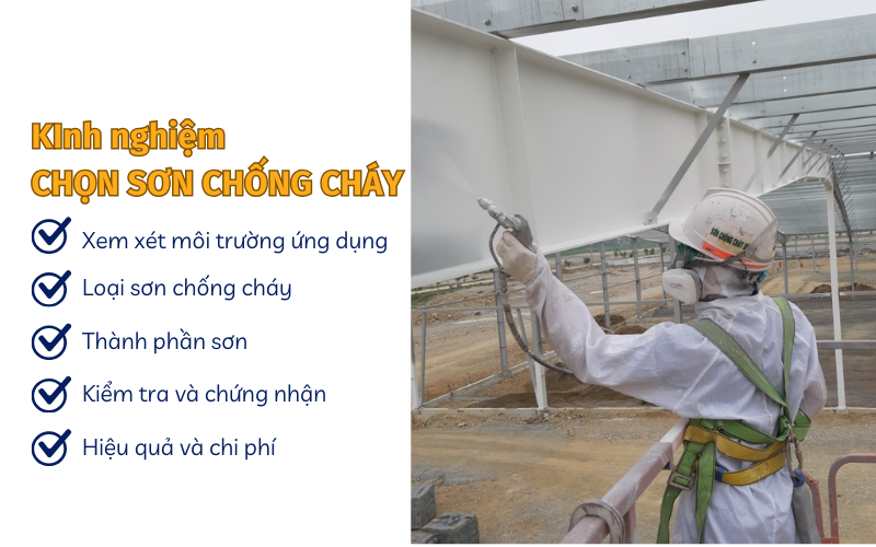 Kinh nghiệm chọn sơn chống cháy