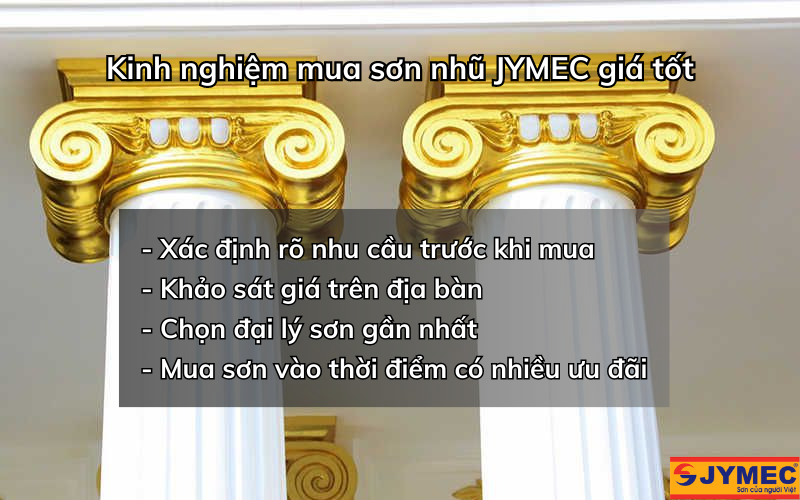 Mẹo mua sơn nhũ JYMEC giá tốt