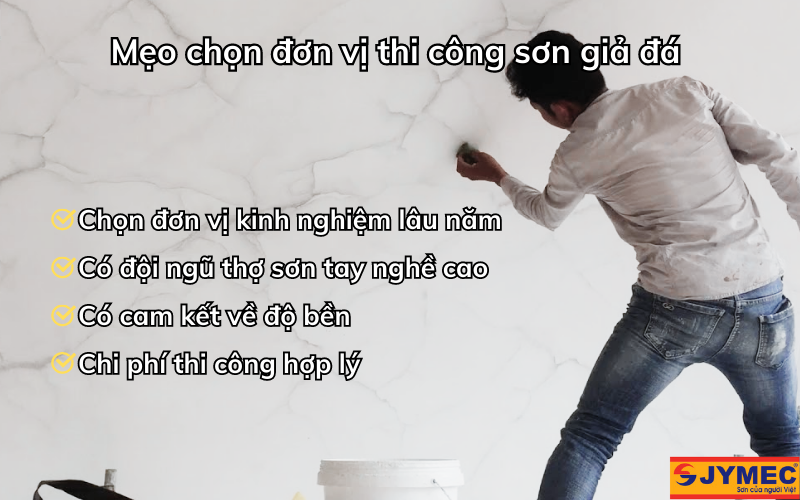 Mẹo chọn đơn vị thi công sơn giả đá