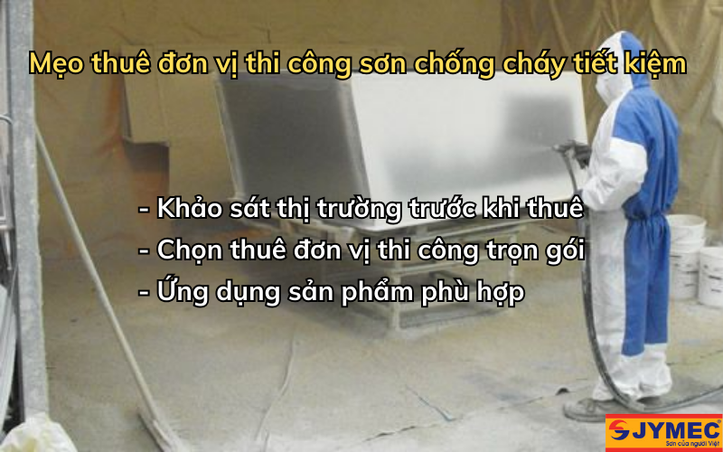 mẹo tiết kiệm chi phí sơn chống cháy