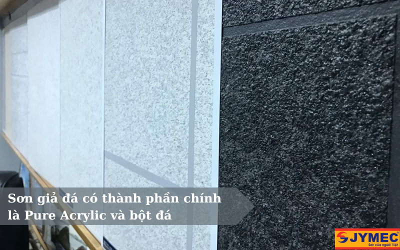 Thành phần chính của sơn giả đá là gì?